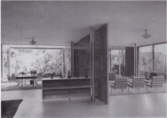 La casa Tugendhat, diseñada por Mies van der Rohe y Lilly Reich (1929)