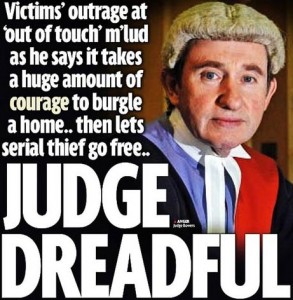 El juez Peter Bowers en el Daily Mirror