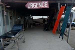 Urgencias. Hospital de Médicos Sin Fronteras en Leogane. Haití.