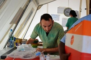 Massimo Galeotti, enfermero de Médicos Sin Fronteras. Fotografía de Sandra Smilley