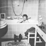 Toma deshechada de Lee Miller en la bañera de Hitler © David E. Scherman