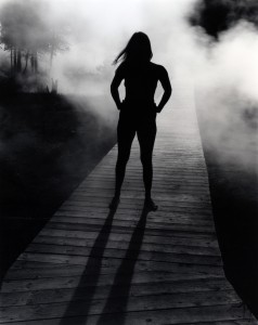 Self-portrait with mist © Judy Dater