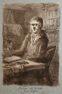 Antonio Basoli, "Autoritratto", 1821-22