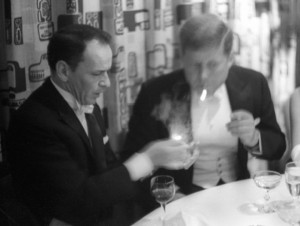 Frank Sinatra and John Kennedy at Kennedy's Inaugural Ball, 1961 © Phil Stern