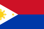 Bandera de Filipinas guerra